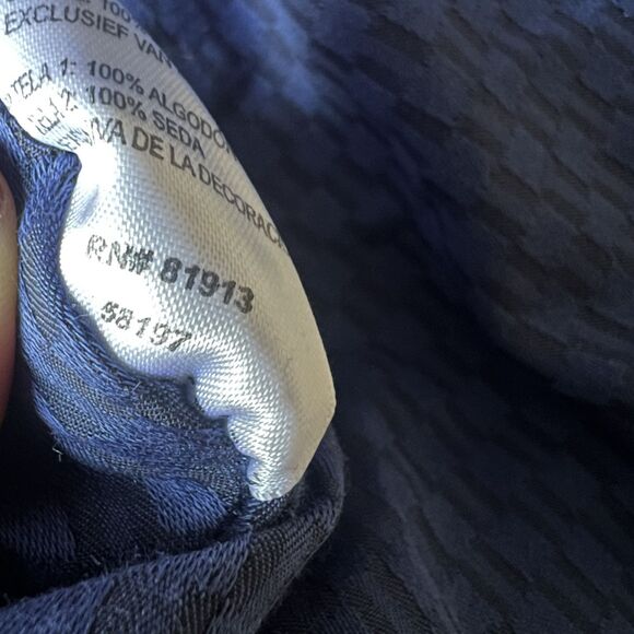 Robert Graham Blue & Black Check Button-Down Shirt Men’s 2XLB Flip Cuff Designer - Picture 10 of 16